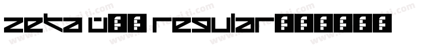 Zeta W05 Regular字体转换